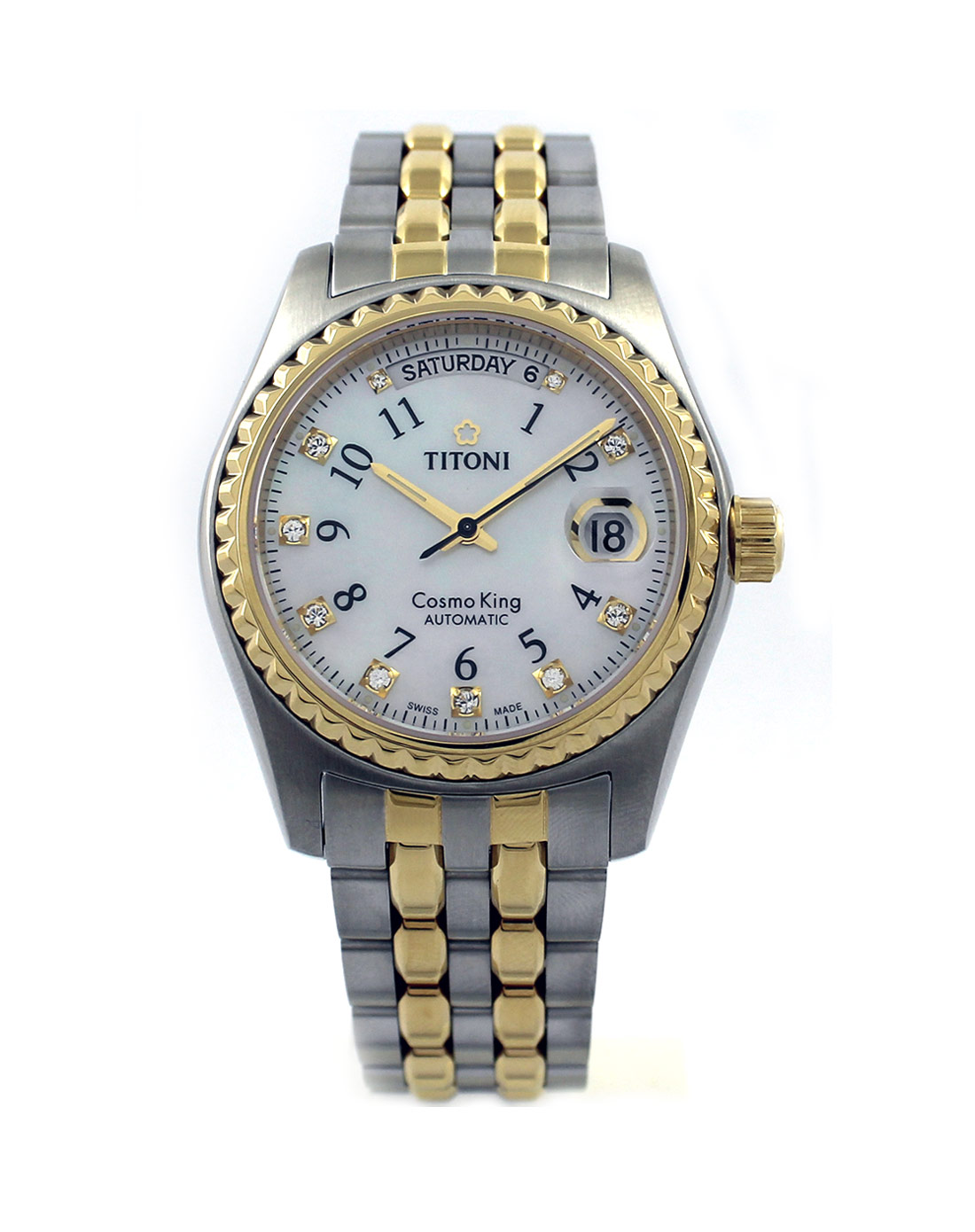 titoni 梅花 宇宙系列 自动机械男表 787sy-330
