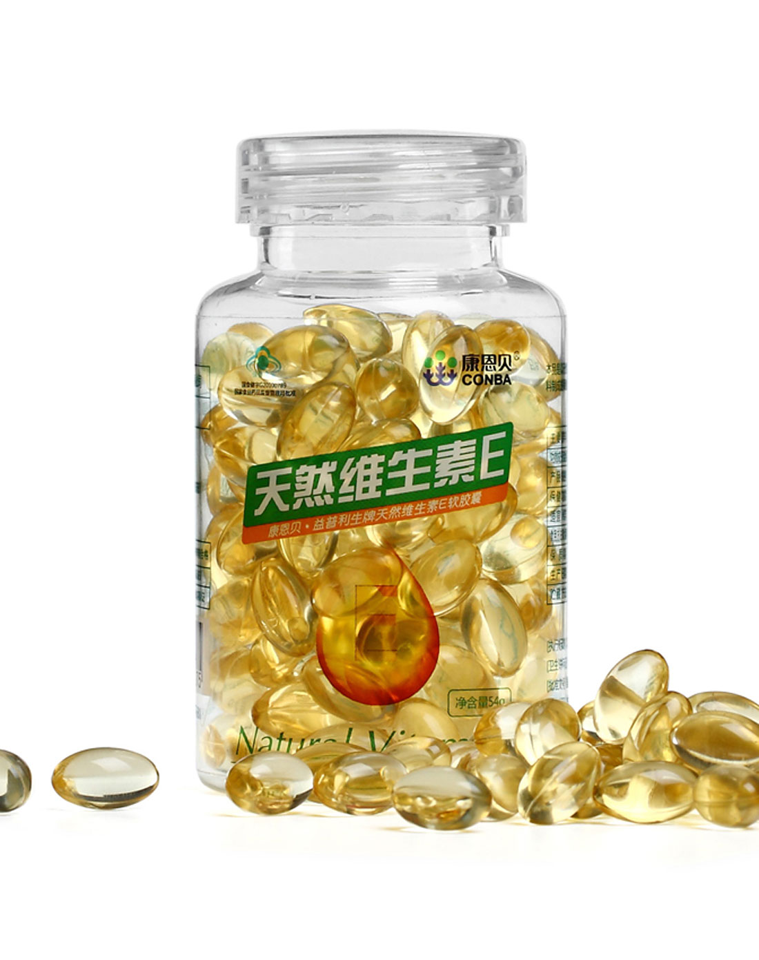康恩贝conba食品专场-美白养颜套装( 维e 维c)120粒 100粒