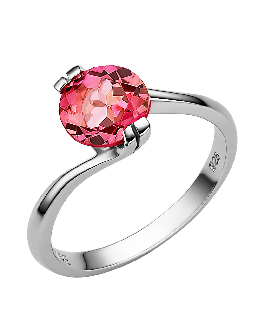 卓思华925银镶碧玺戒指y14005r-1201-1