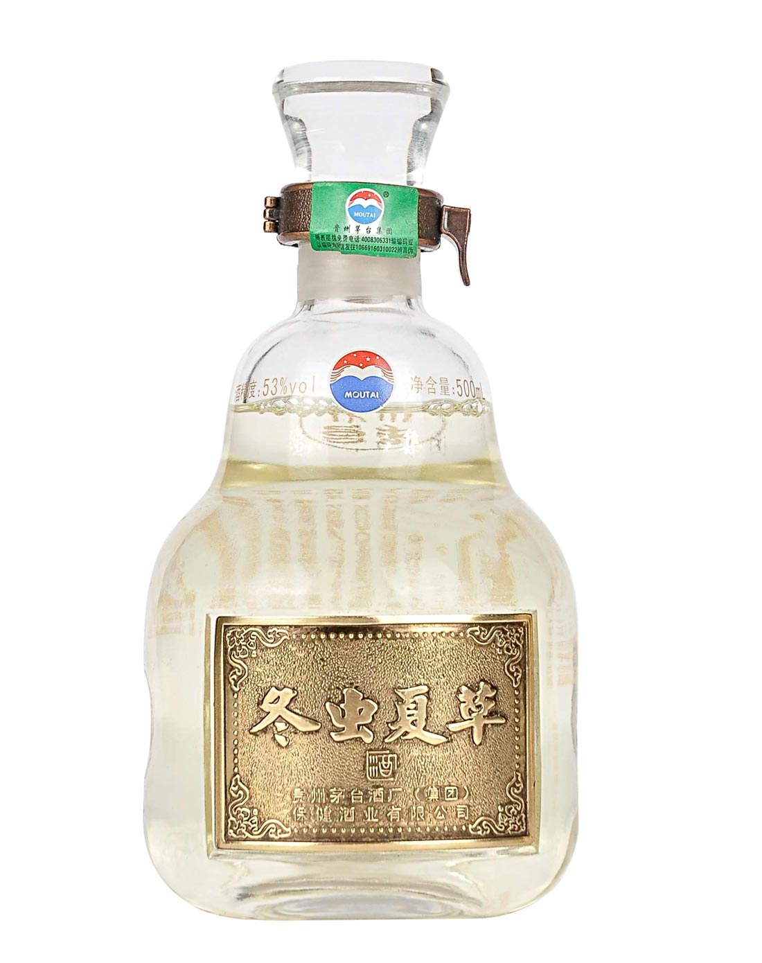 贵州茅台冬虫夏草酒卡盒53°酱香型白酒 500ml