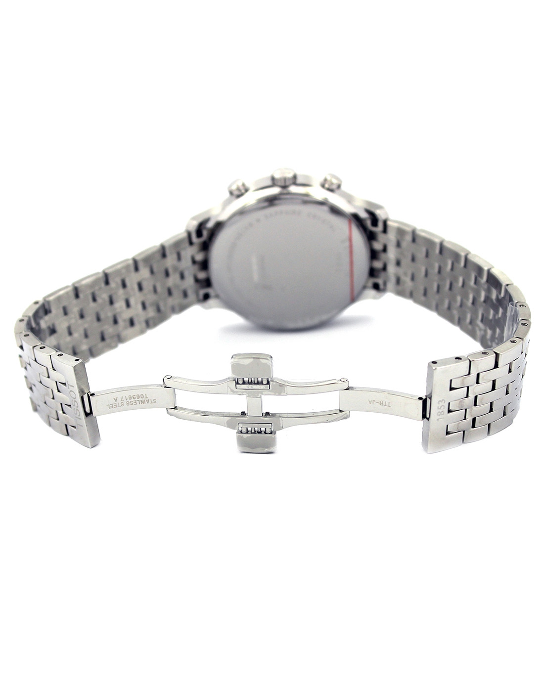 天梭tissot手表专场-tradition chronograph 俊雅系列石英男表 t063.