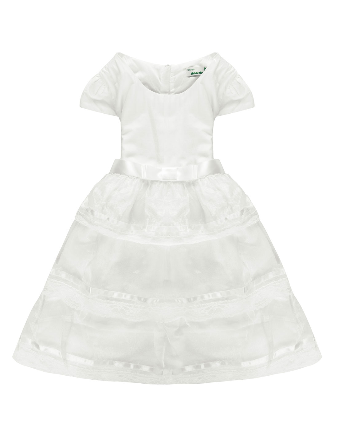 女童白色连衣裙