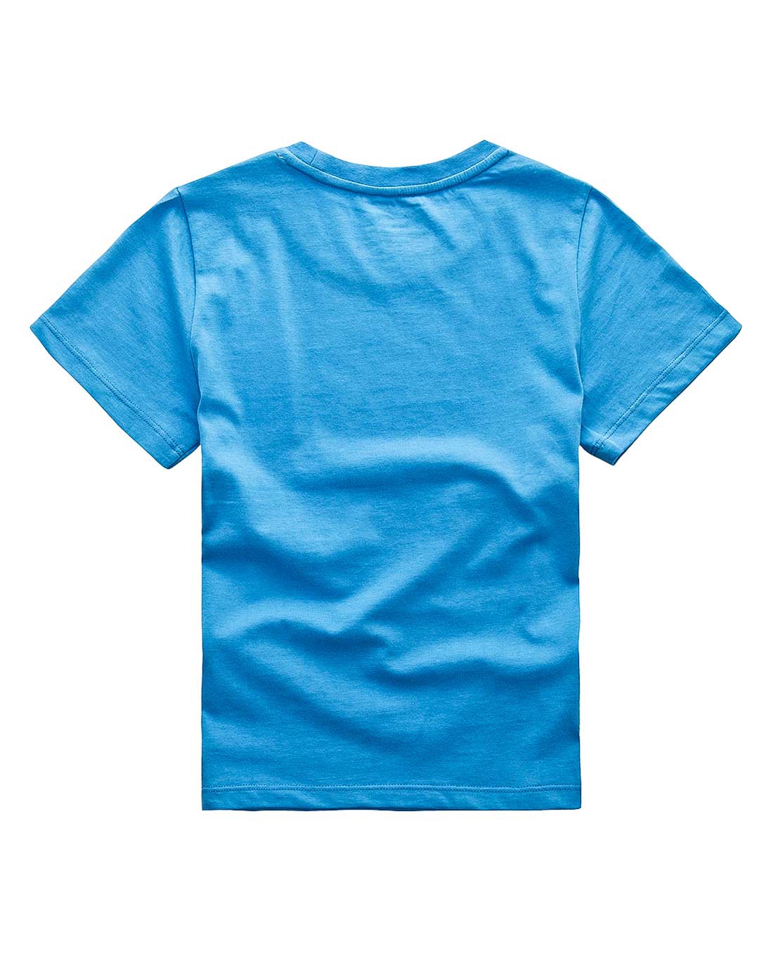 男童蓝色时尚短袖t恤