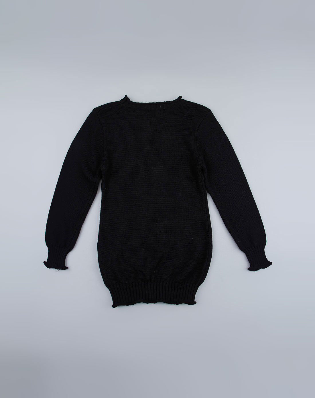 米斯维尼<em>女童黑色毛衣</em>fgql09004-84