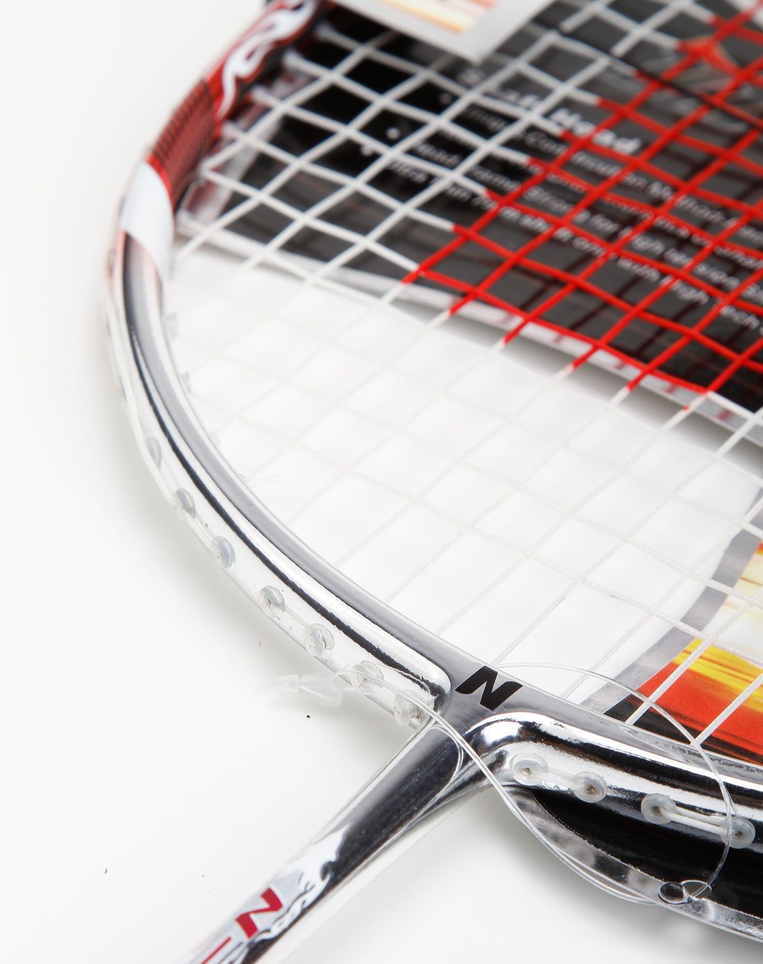 力神Nixon运动器材专场银\/红色高级碳素一体羽