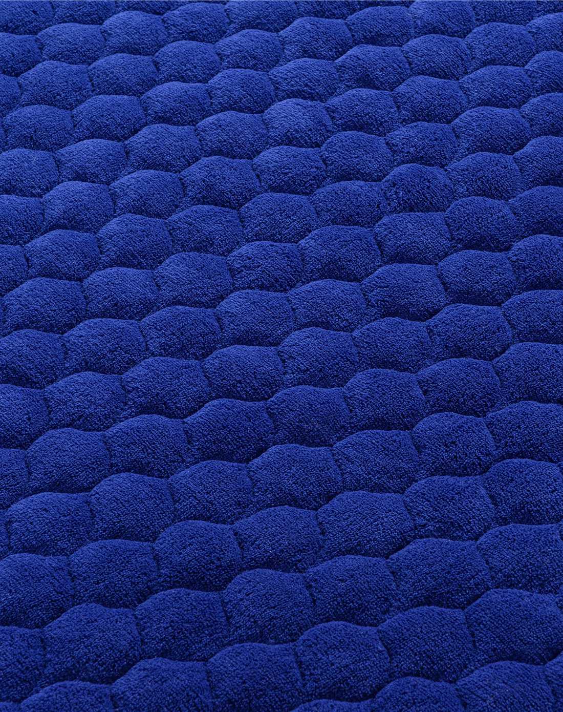 宝蓝色珊瑚绒床垫150*200cm