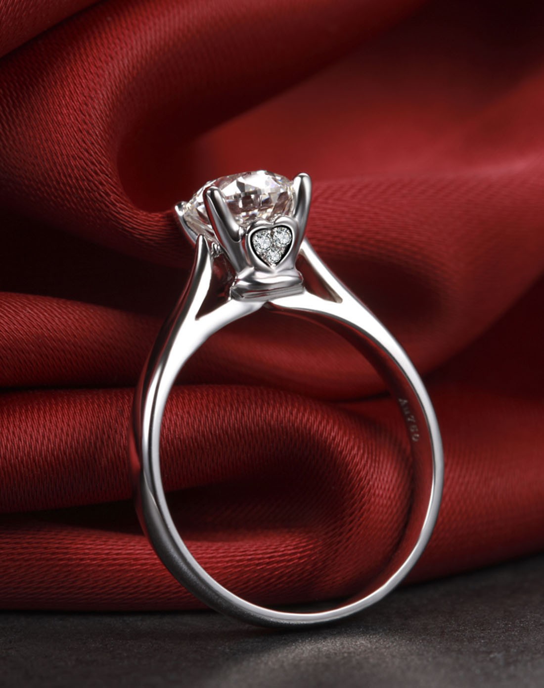 佐卡伊ZOCAI珠宝专场2克拉VS净度钻石女戒(