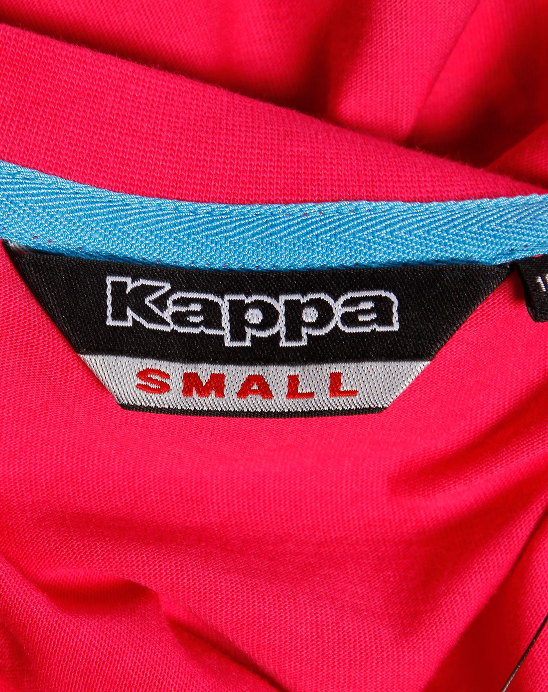 卡帕kappa男装专场-玫红色大logo印花短袖t恤