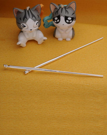 百年宝诚牛牛宝宝纯银筷子YK94gm_唯品会