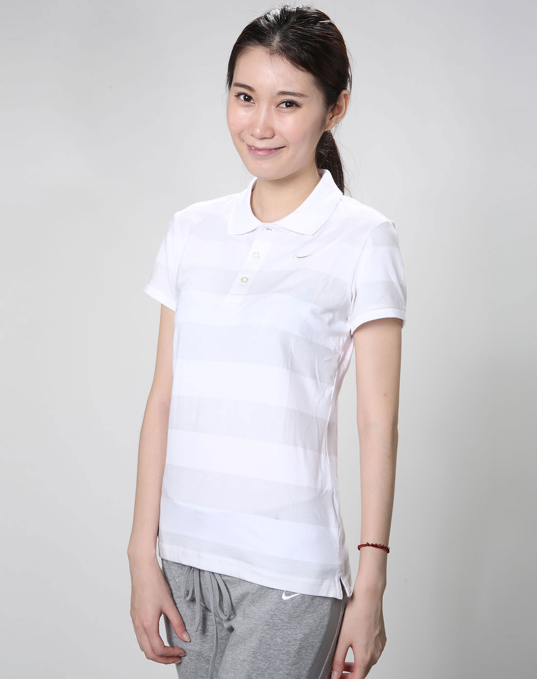 耐克nike女士专场 > 女款白色短袖polo衫