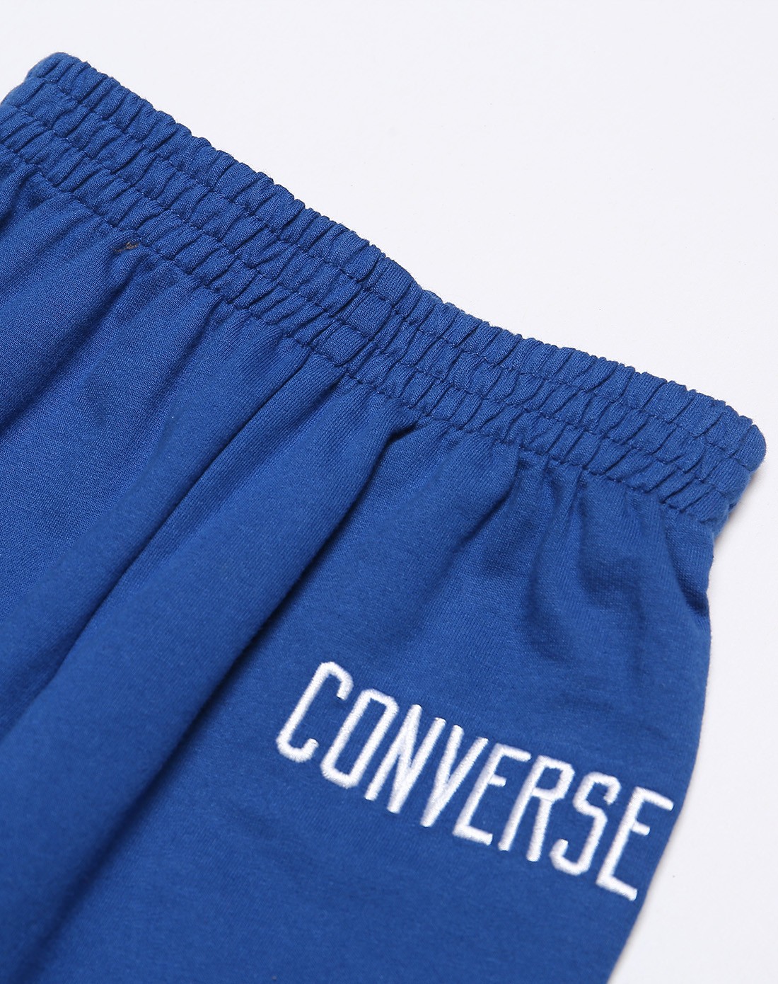 converse 男童连帽logo印花靛青蓝套装