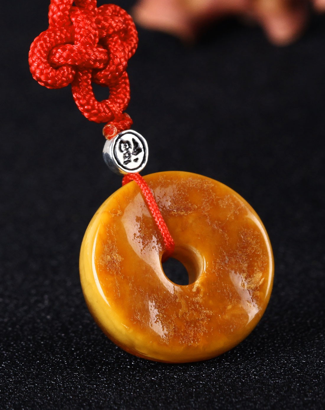 42g古董老蜜蜡平安扣-gd194