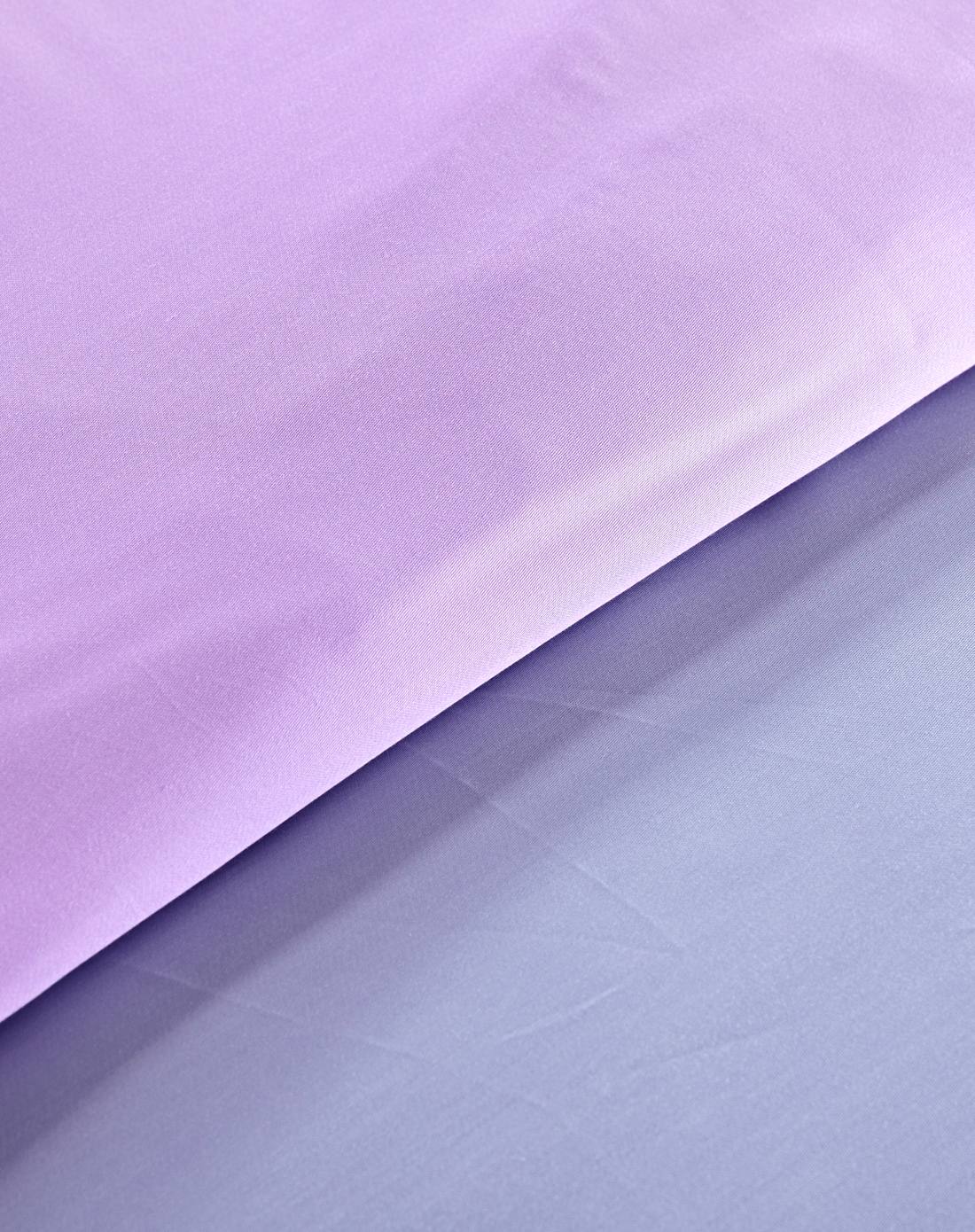 淡蓝配浅紫色柔滑紫素色天丝四件套1.8米床