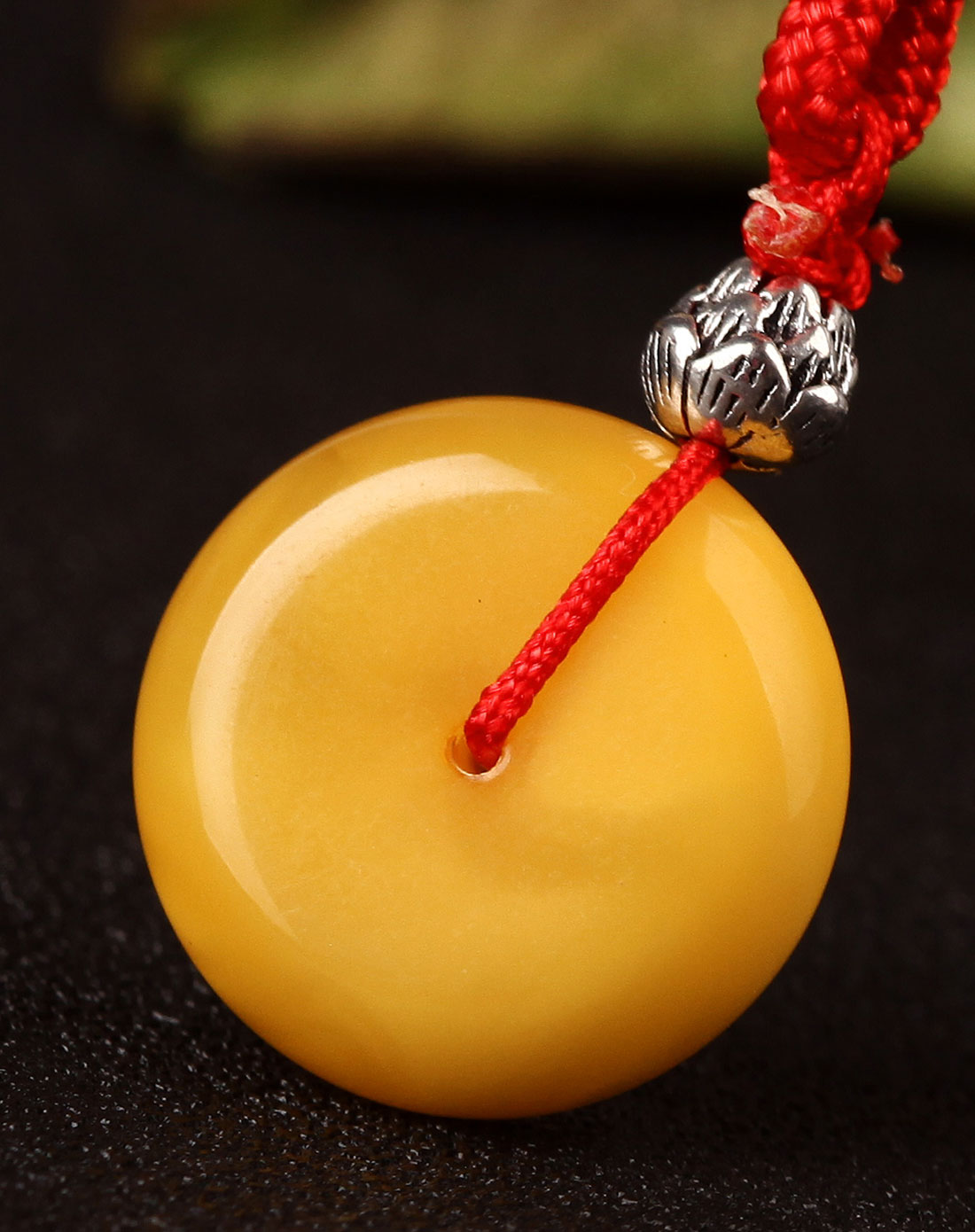 42g古董老蜜蜡平安扣-gd194