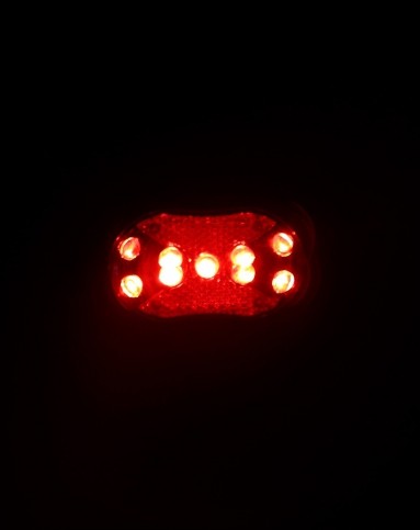 保护安全led自行车前灯后灯