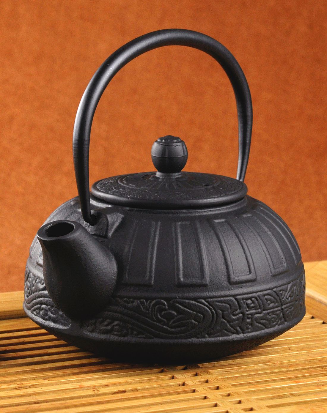 古纹铸铁茶壶 / 800ml