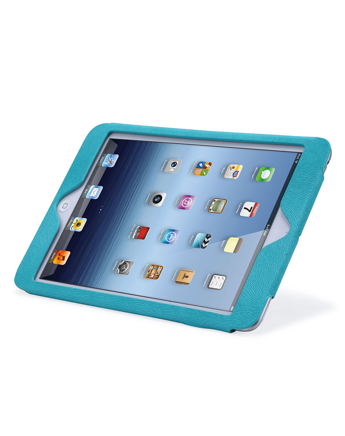奇克摩克ipadmini 天蓝色简易时尚边框保护套