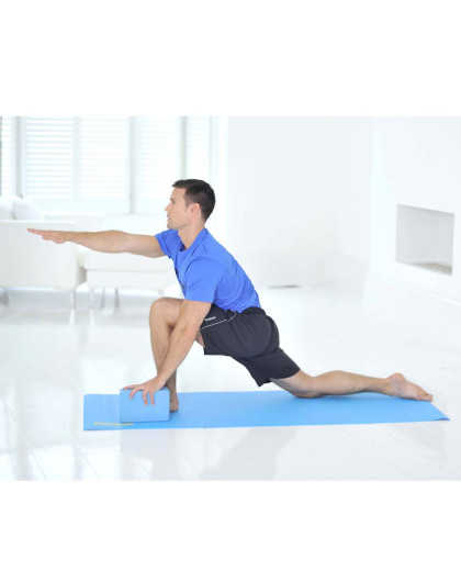 锐步Reebok运动健身器材专场青色瑜伽砖RAY