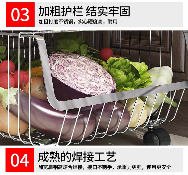 厨房蔬菜置物架放菜架子多层落地家用菜篮子果蔬收纳筐水果收纳架