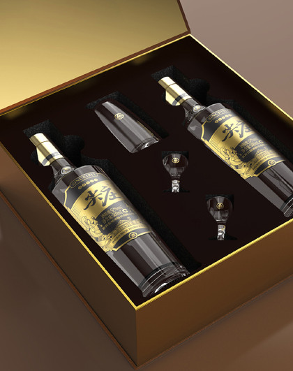 尖庄新品高光52度500mL*2礼盒装浓香型白酒 送人送礼