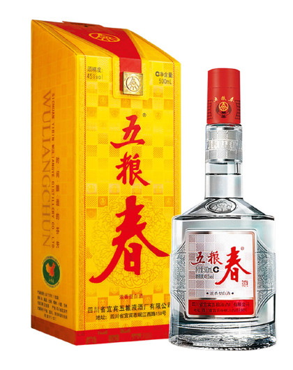 五粮春一代45度500mL*4瓶 浓香型白酒