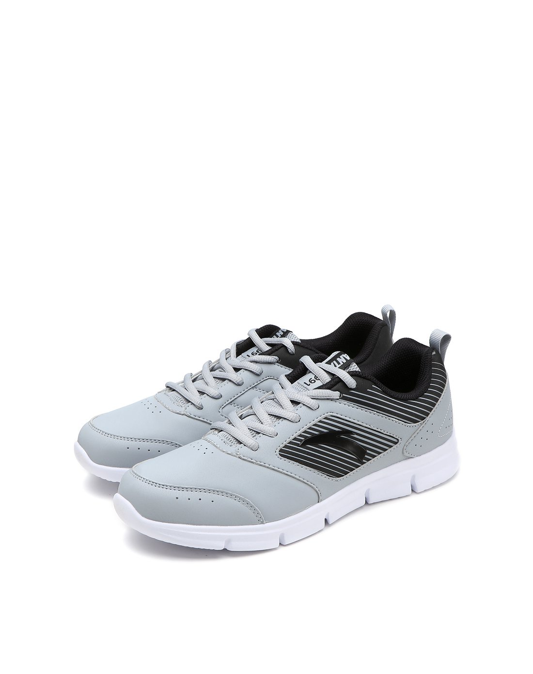 安踏清仓特惠男女轻便复古 男款雾灰色跑鞋11