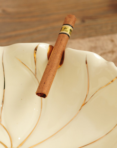 欧堡ANLUNOB家居玉瓷烟缸可做果碟H-XH11