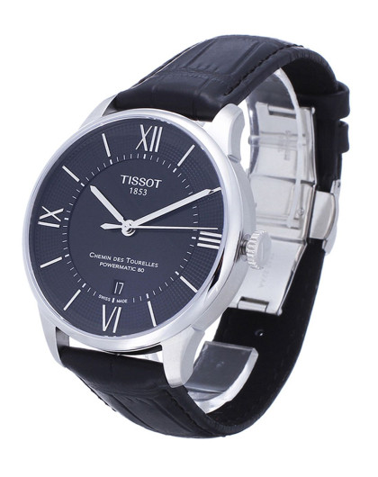 tissot 杜鲁尔 皮带 机械 男款t099.407.16.058.00