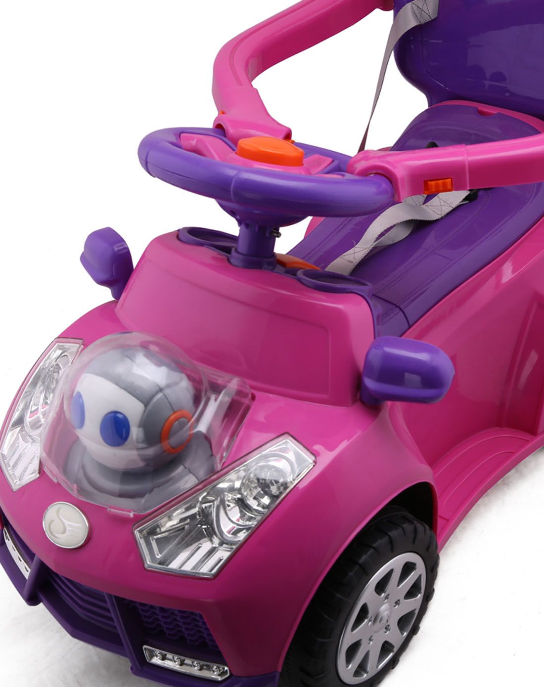 0-3岁宝宝成长玩具专场仿真机器人助步车粉色