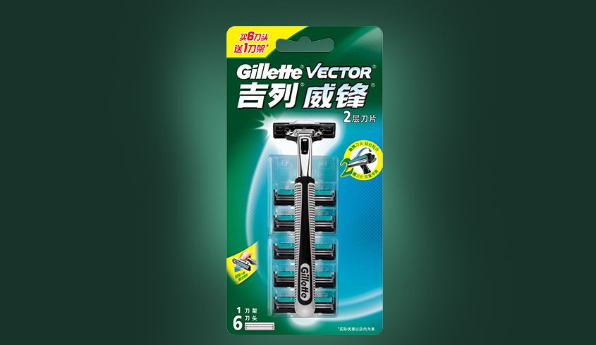 美妆特卖 吉列gillette护理专场 威锋旋转双层刀片买6刀片送1刀架  &