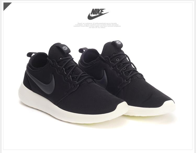 耐克nike roshe two 男款黑运动休闲鞋