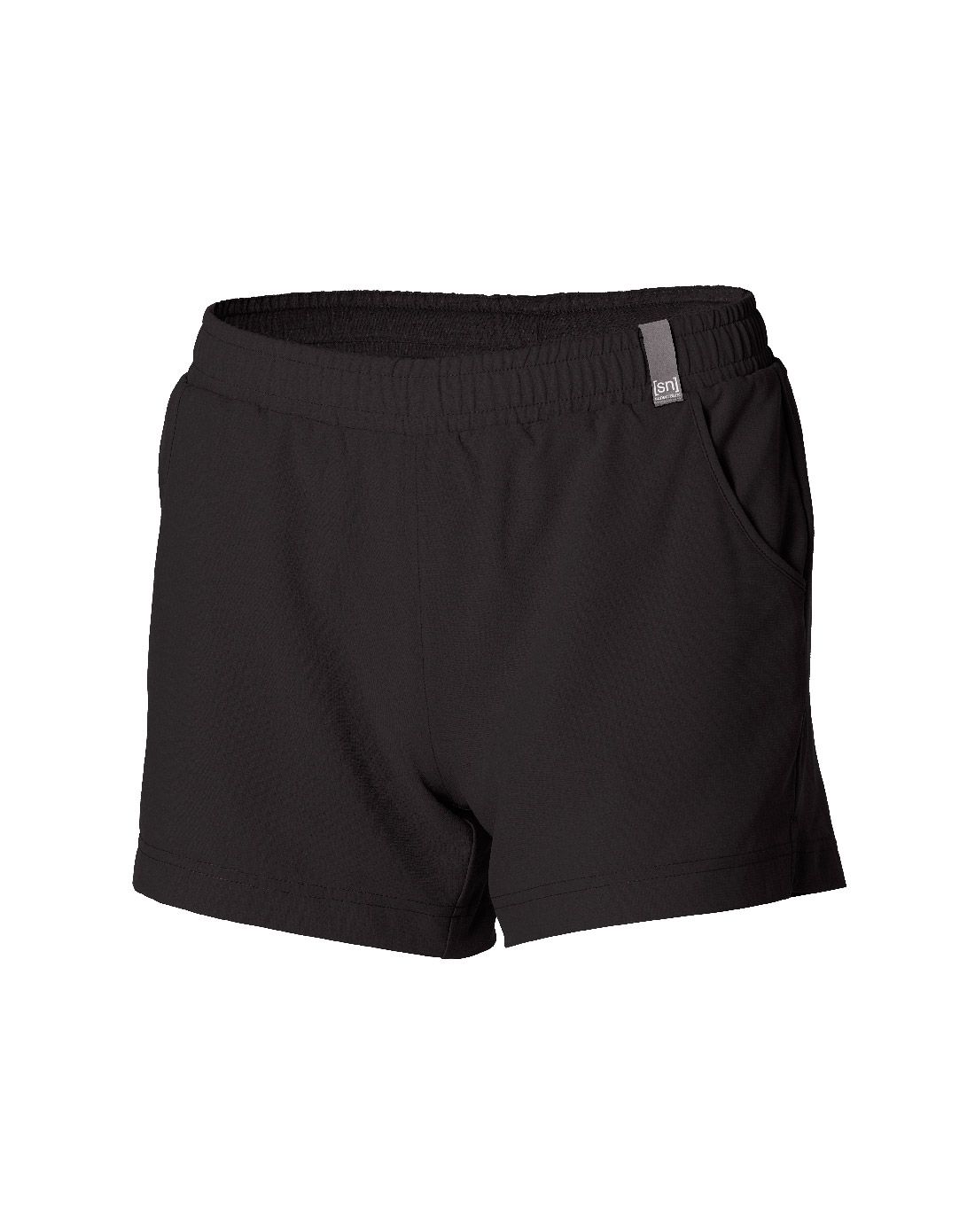 瑞士super.natural运动跑步轻量 女子黑色运动短裤SNW005875001_唯品会