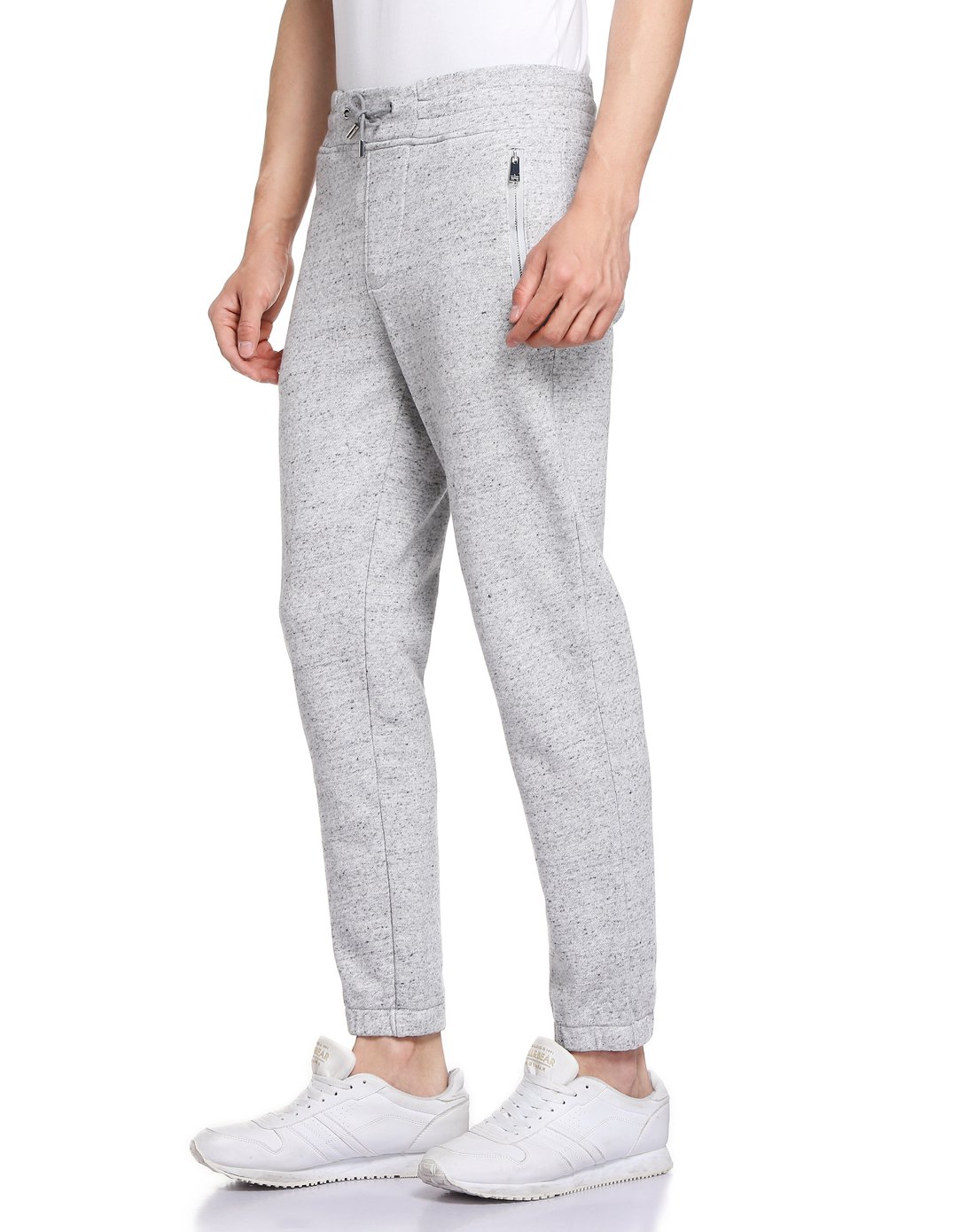 CURWEN时尚简约针织长裤灰色K32O3H002195