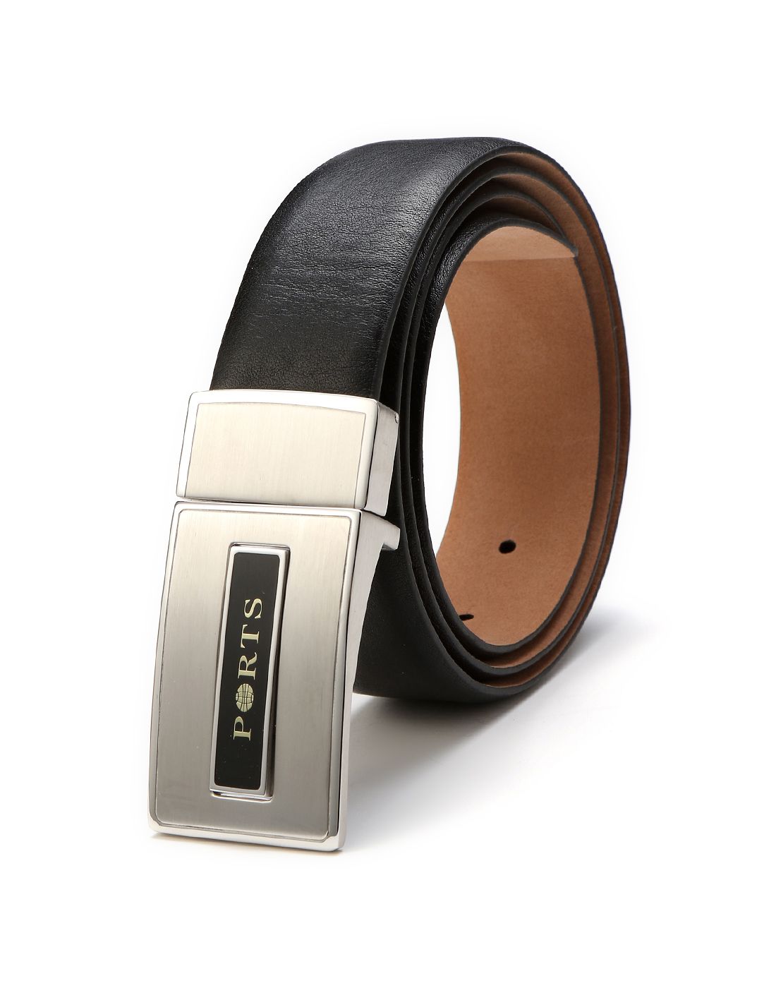 宝姿ports黑色简约休闲皮带mr8a7002ruc002black_唯品