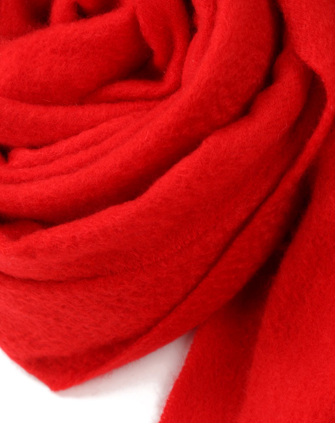 鄂尔多斯erdos羊绒女款红色时尚流苏山羊绒围
