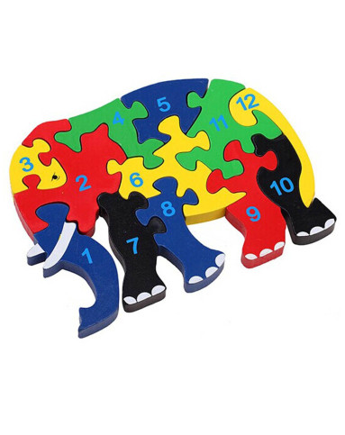 0-3岁宝宝成长玩具专场直发货大象拼图木制版