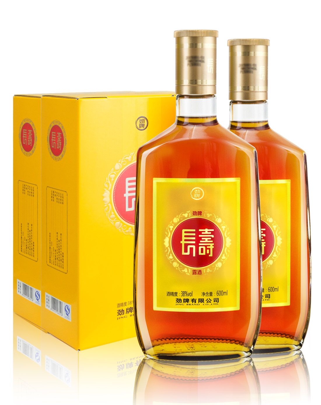 劲牌长寿酒礼盒38度600ml2