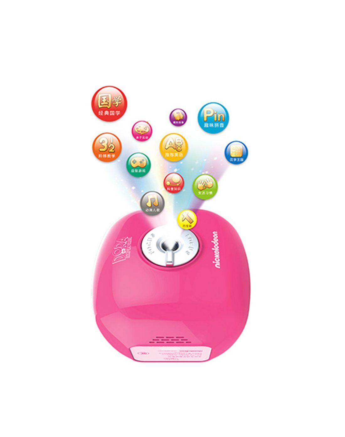 儿童智能用品专场朵拉早教互动投影仪(卡通红