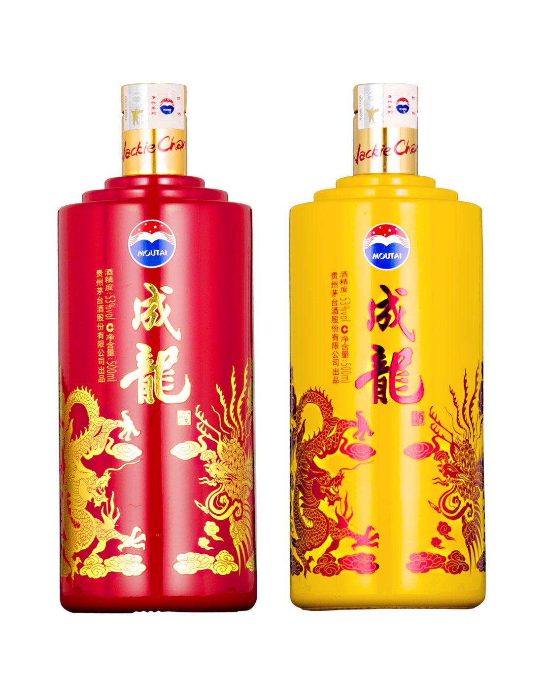周年盛典茅台53成龙酒成龙祥凤礼盒500ml2