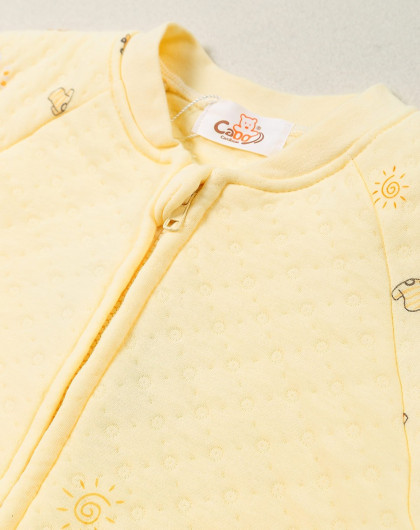 amibear婴童旦黄保暖空气层雪花小木马分腿式