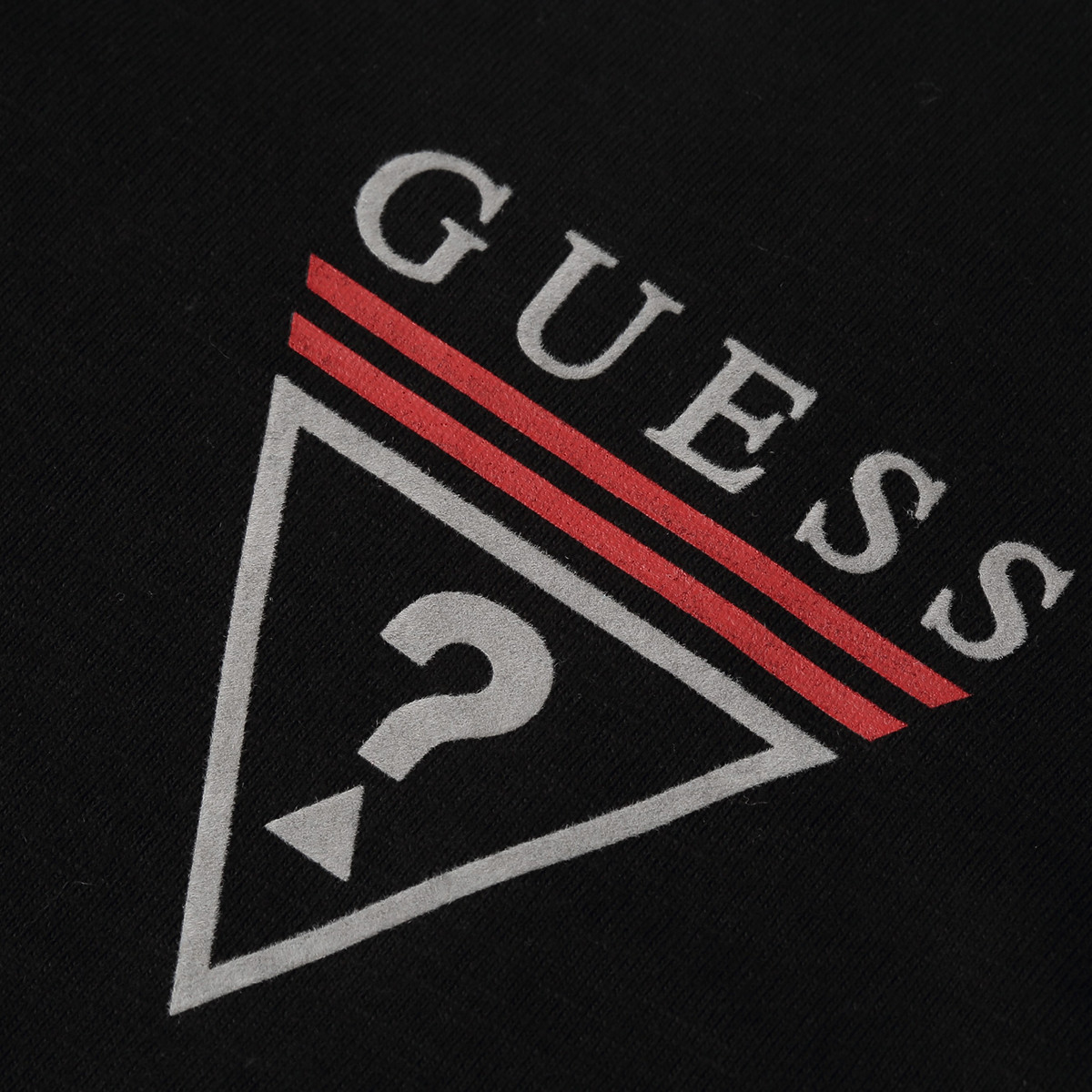 guess 男士倒三角logo套头长袖t恤