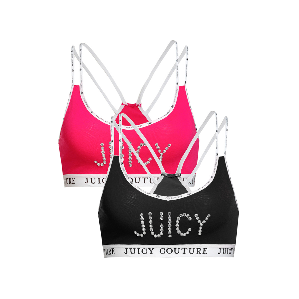 juicy couture纯棉无钢圈运动内衣(2个入)