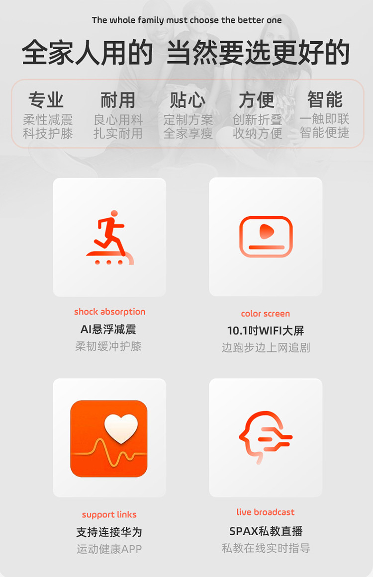 华为生态款家用跑步机超静音折叠走步运动小型迷你健身器材gts2