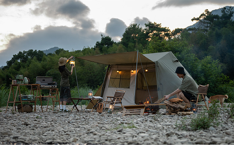 naturehike挪客屋脊帐篷户外露营3-4人野营便携折叠帐篷防雨防风