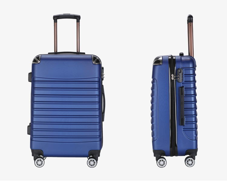 新款拉链拉杆箱礼行李箱24寸旅行箱