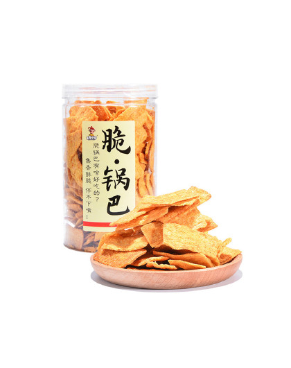 脆锅巴罐装桶装焦糖味乡村煎饼小米糯米网红熊锅巴240g*2