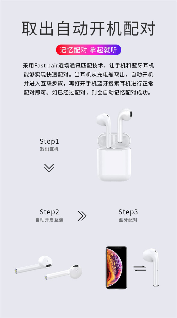 i11苹果蓝牙耳机无线运动双耳迷你iphone入耳式重低音炮