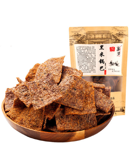 黑米锅巴246g老襄阳特产老灶手工锅巴休闲零食小吃