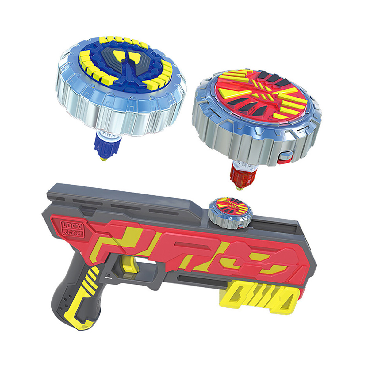 魔幻陀螺4代儿童玩具枪发射男孩战斗陀螺1枪2陀螺 对战盘
