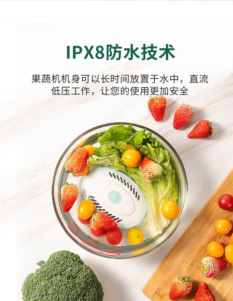 果蔬消毒清洗机净化机家用水果蔬菜食品净化器去除农药解毒洗菜机